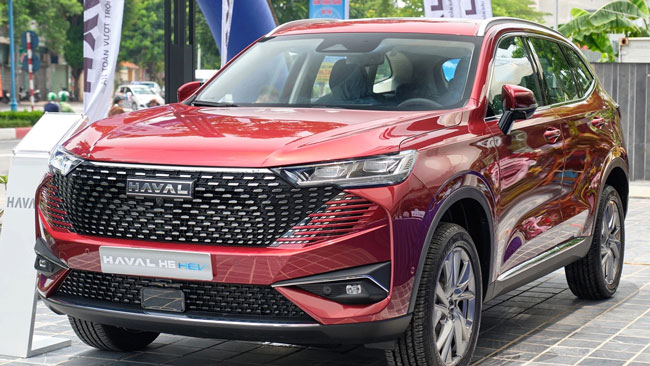 Thuê xe Haval đỏ